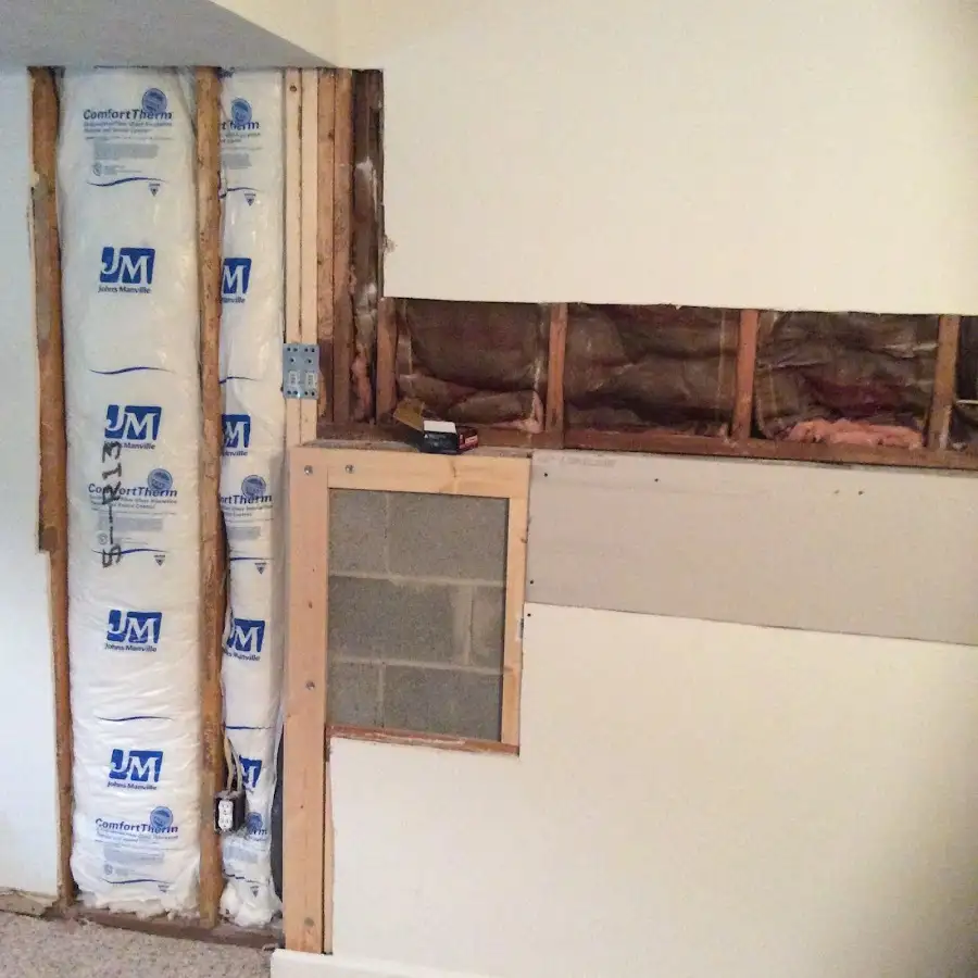 Wall insulation replacement during Odor Removal & Deodorization in Ferndale